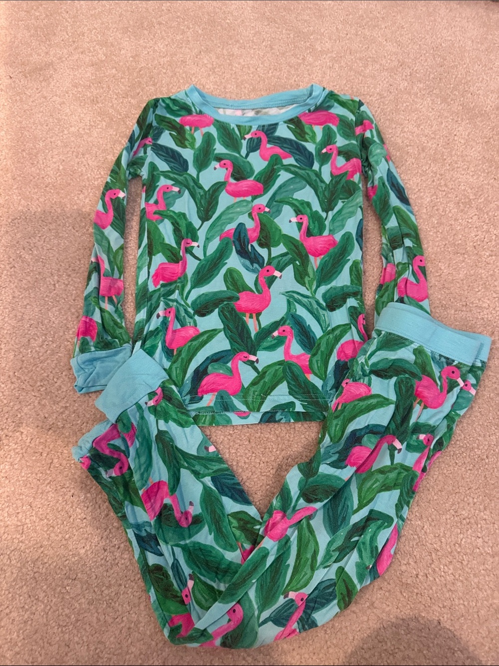 Little sleepies flamingo pjs